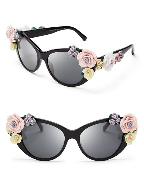 dolce gabbana black flower sunglasses|dolce gabbana sunglasses women's.